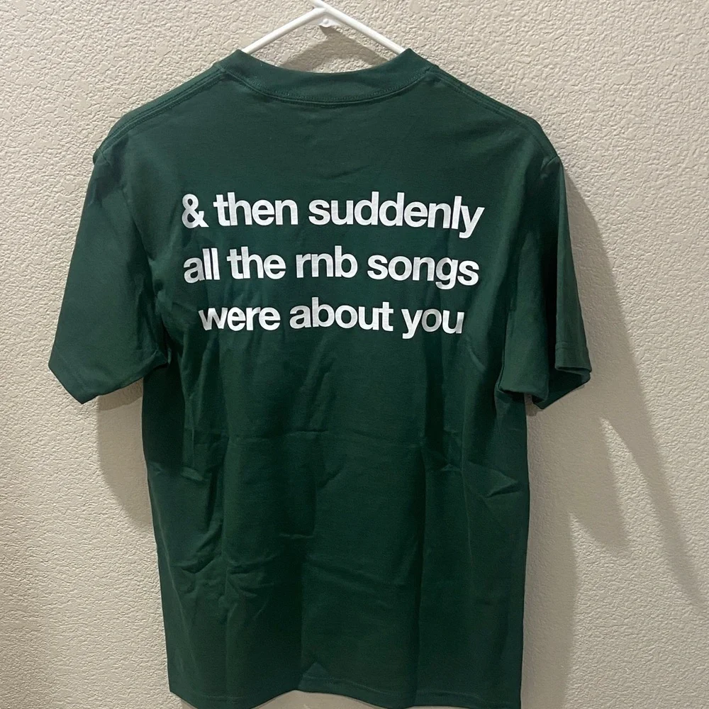 Train of Thought “& then suddenly all the rnb songs were about you” green shirt - Picture 2 of 10
